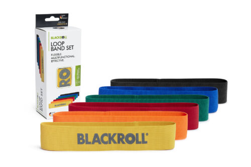BLACKROLL Loop Band Sett - (Gul, Orange, Rød, Grønn, BLå & Sort)