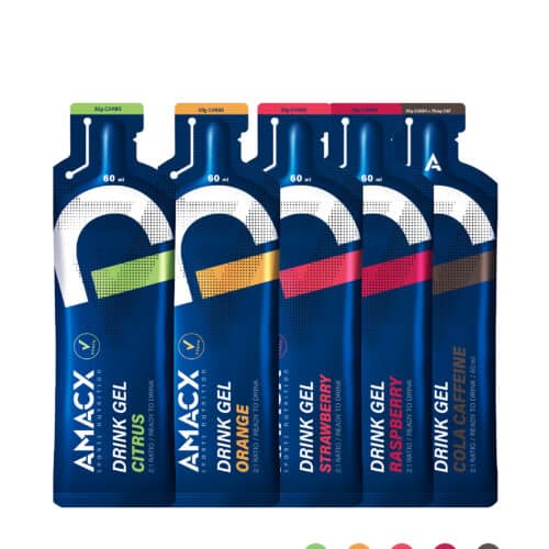 amacx energy gel 2:1 30g carb, 60ml – 12 pk