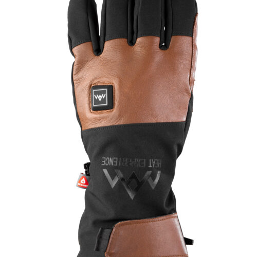 heatx heated outdoor gloves brun/svart
